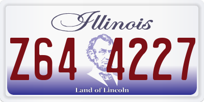 IL license plate Z644227