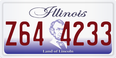 IL license plate Z644233