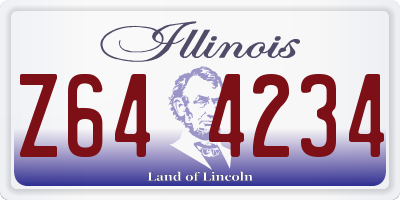IL license plate Z644234