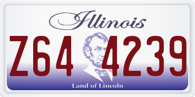 IL license plate Z644239