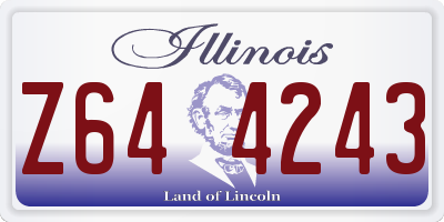 IL license plate Z644243