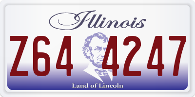 IL license plate Z644247