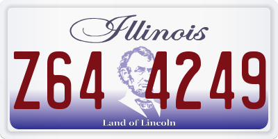 IL license plate Z644249