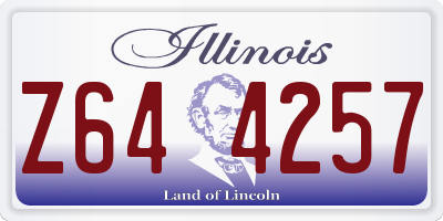 IL license plate Z644257