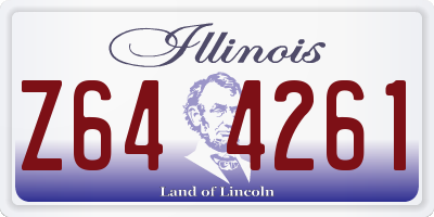 IL license plate Z644261
