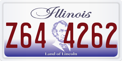 IL license plate Z644262