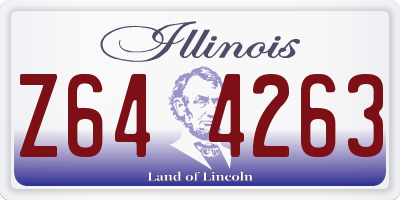 IL license plate Z644263