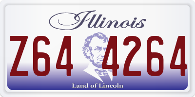 IL license plate Z644264