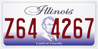 IL license plate Z644267