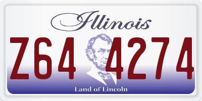 IL license plate Z644274