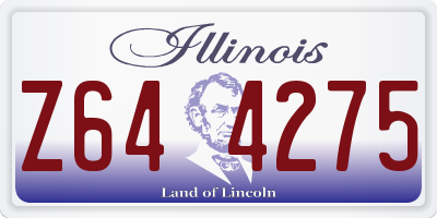 IL license plate Z644275