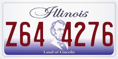 IL license plate Z644276