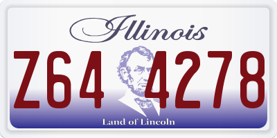 IL license plate Z644278