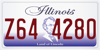 IL license plate Z644280