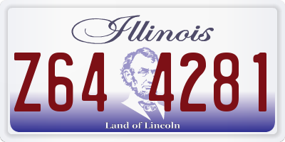 IL license plate Z644281