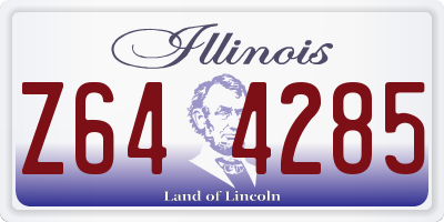 IL license plate Z644285