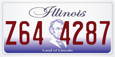 IL license plate Z644287