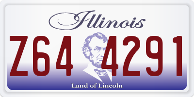 IL license plate Z644291