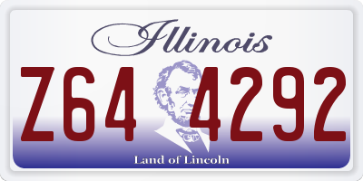 IL license plate Z644292