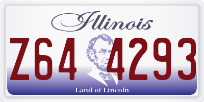 IL license plate Z644293