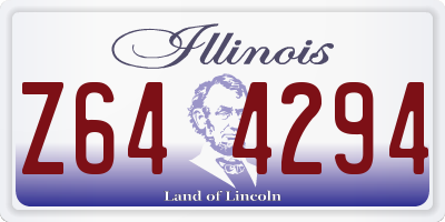 IL license plate Z644294