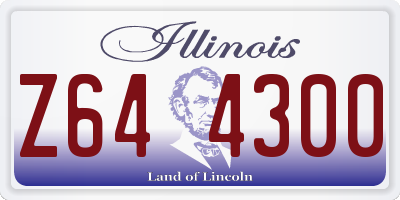 IL license plate Z644300