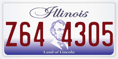 IL license plate Z644305