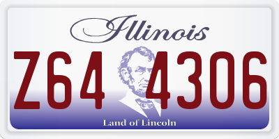 IL license plate Z644306