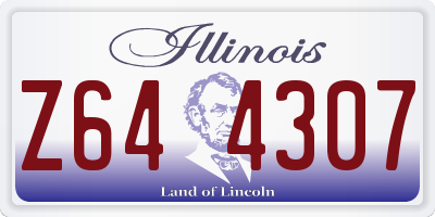 IL license plate Z644307