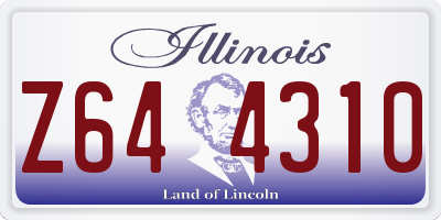 IL license plate Z644310