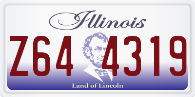IL license plate Z644319