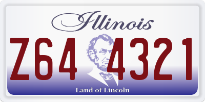 IL license plate Z644321
