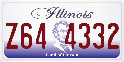 IL license plate Z644332