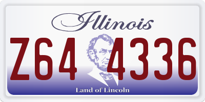 IL license plate Z644336