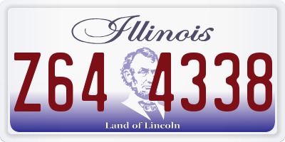IL license plate Z644338