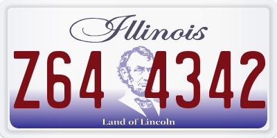 IL license plate Z644342