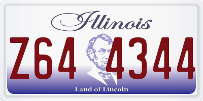 IL license plate Z644344