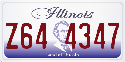 IL license plate Z644347