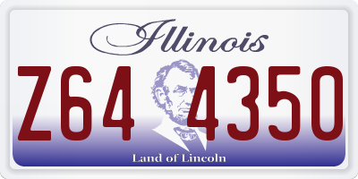 IL license plate Z644350