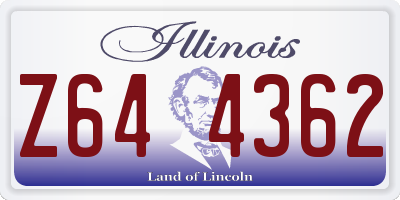 IL license plate Z644362