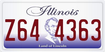 IL license plate Z644363