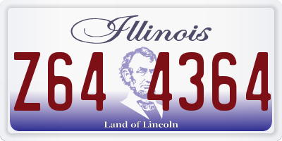 IL license plate Z644364