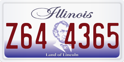 IL license plate Z644365