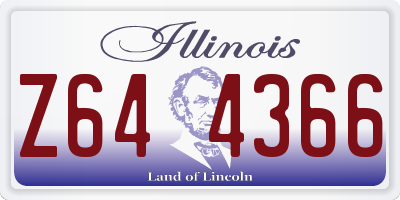 IL license plate Z644366