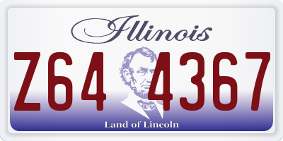 IL license plate Z644367