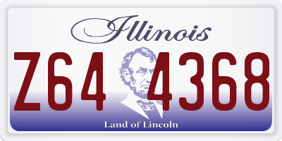 IL license plate Z644368