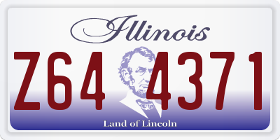 IL license plate Z644371