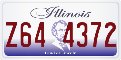 IL license plate Z644372