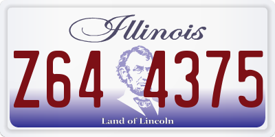 IL license plate Z644375