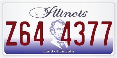 IL license plate Z644377